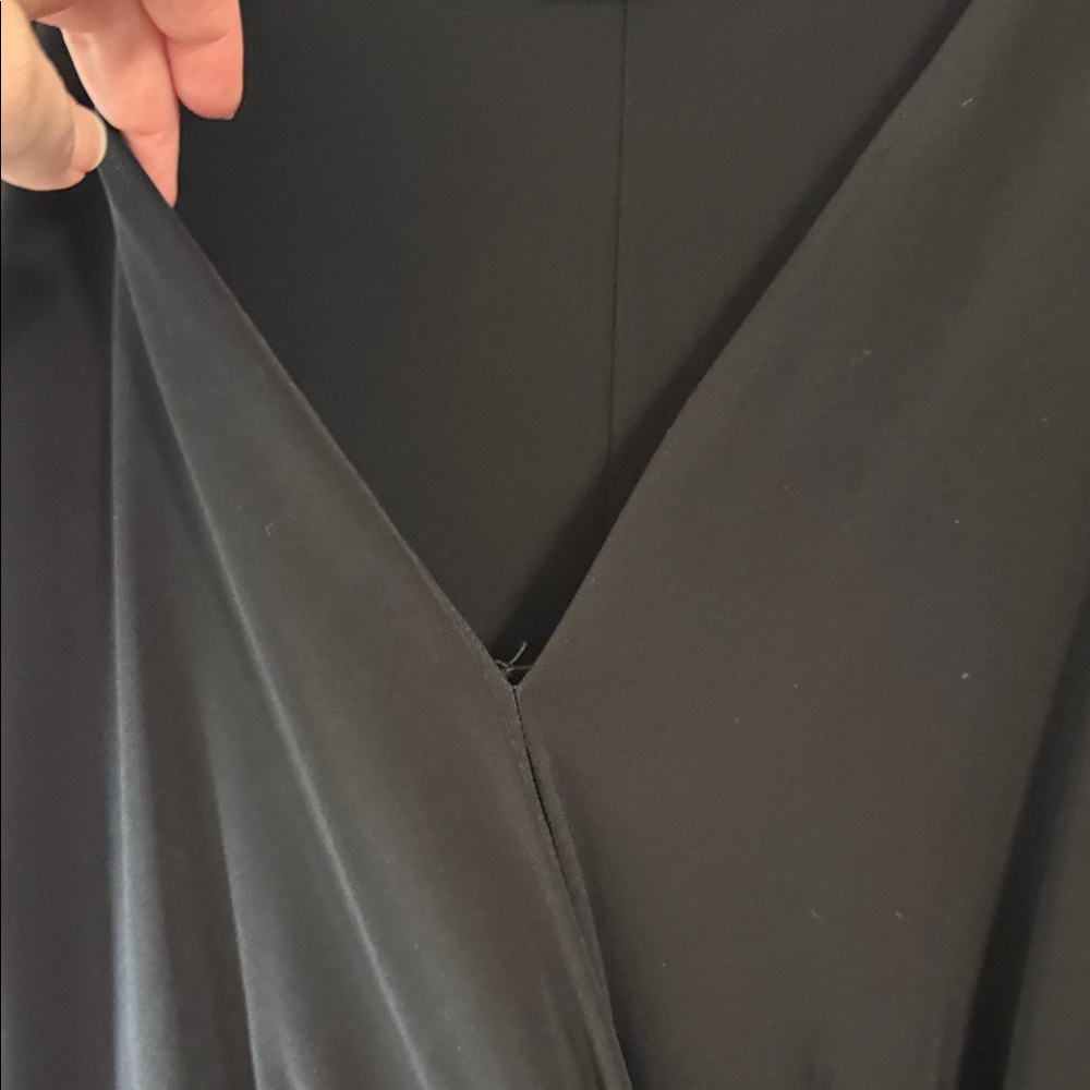 Elegant Black Long Sleeve Dress Ralph Lauren 14 - Picture 8 of 10